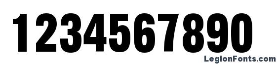 Gothic No.13 BT Font, Number Fonts