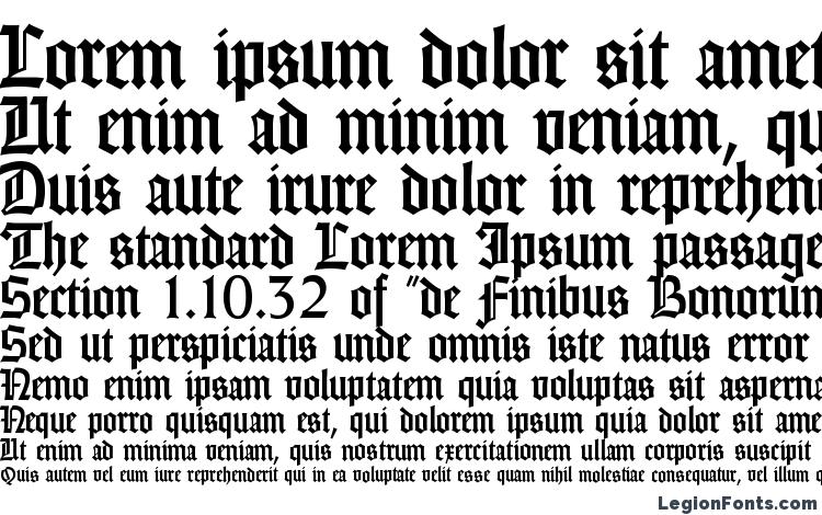 specimens Gothic Regular DB font, sample Gothic Regular DB font, an example of writing Gothic Regular DB font, review Gothic Regular DB font, preview Gothic Regular DB font, Gothic Regular DB font