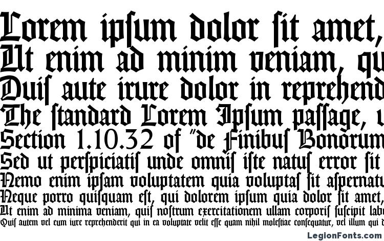 specimens Gothic Regular font, sample Gothic Regular font, an example of writing Gothic Regular font, review Gothic Regular font, preview Gothic Regular font, Gothic Regular font