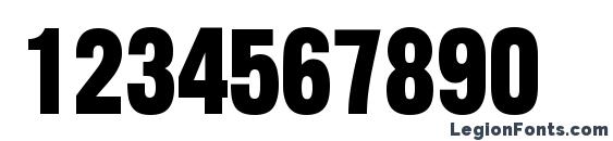 Gothic SSi Bold Font, Number Fonts