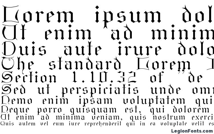 specimens GothicI font, sample GothicI font, an example of writing GothicI font, review GothicI font, preview GothicI font, GothicI font