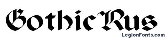 GothicRus Bold Font