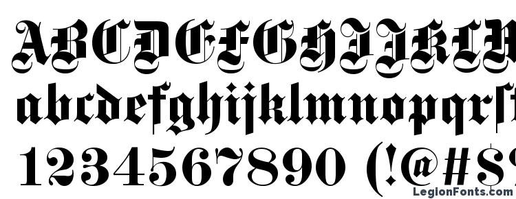 glyphs Gotisch Regular font, сharacters Gotisch Regular font, symbols Gotisch Regular font, character map Gotisch Regular font, preview Gotisch Regular font, abc Gotisch Regular font, Gotisch Regular font