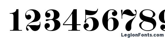 Gotisch Regular Font, Number Fonts