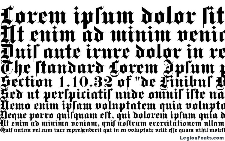 specimens Gotisch Regular font, sample Gotisch Regular font, an example of writing Gotisch Regular font, review Gotisch Regular font, preview Gotisch Regular font, Gotisch Regular font