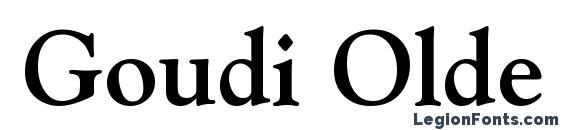 Goudi Olde Style Bold Font