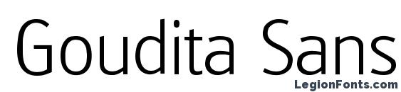 Goudita Sans Light SF font, free Goudita Sans Light SF font, preview Goudita Sans Light SF font