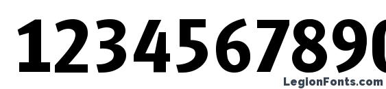 Goudita Sans SF Bold Font, Number Fonts