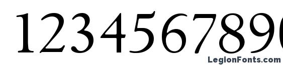 Goudita Serial Regular DB Font, Number Fonts