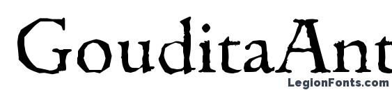 GouditaAntique Regular Font