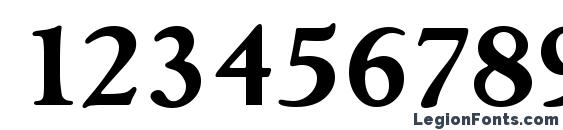 GouditaSerial Xbold Regular Font, Number Fonts