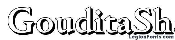GouditaShadow Medium Regular Font