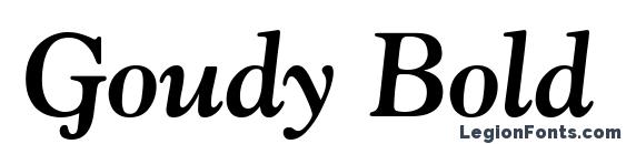 Goudy Bold Italic Font