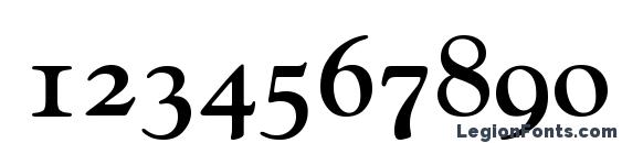 Goudy Bold Old Style Figures Font, Number Fonts
