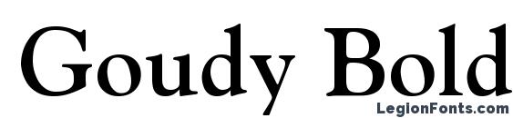 Goudy Bold Old Style Figures Font, Cool Fonts