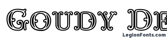 шрифт Goudy Decor InitialC, бесплатный шрифт Goudy Decor InitialC, предварительный просмотр шрифта Goudy Decor InitialC