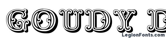 Goudy Decor ShodwnC Font