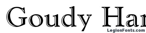 Goudy Handtooled ATT Font