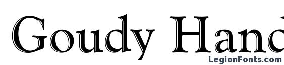 Goudy Handtooled Font