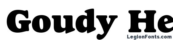 шрифт Goudy Heavyface BT, бесплатный шрифт Goudy Heavyface BT, предварительный просмотр шрифта Goudy Heavyface BT