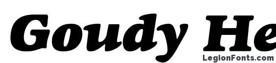 Goudy Heavyface Italic font, free Goudy Heavyface Italic font, preview Goudy Heavyface Italic font