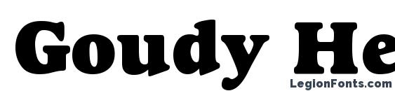 Goudy Heavyface font, free Goudy Heavyface font, preview Goudy Heavyface font