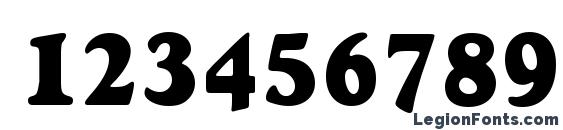 Goudy MT Extra Bold Font, Number Fonts