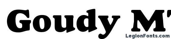 Goudy MT Extra Bold Font