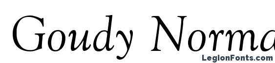 Goudy Normal Italic Font