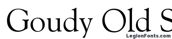 Goudy Old Style BT Font