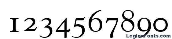 Goudy Old Style Small Caps & Old Style Figures Font, Number Fonts