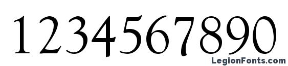 Goudy Retrospective SSi Font, Number Fonts