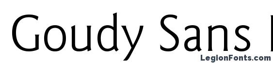 Goudy Sans Light BT font, free Goudy Sans Light BT font, preview Goudy Sans Light BT font