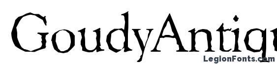 GoudyAntique Regular Font