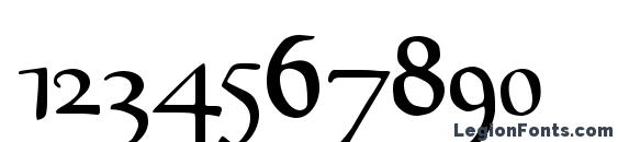 GoudyMedieval Font, Number Fonts