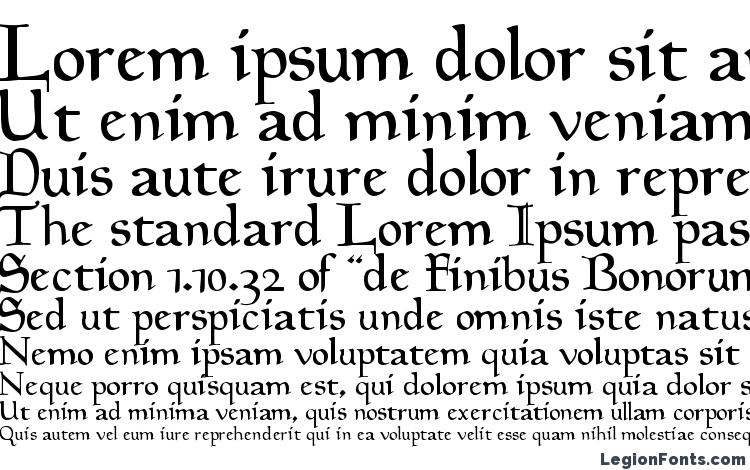 specimens GoudyMedieval font, sample GoudyMedieval font, an example of writing GoudyMedieval font, review GoudyMedieval font, preview GoudyMedieval font, GoudyMedieval font