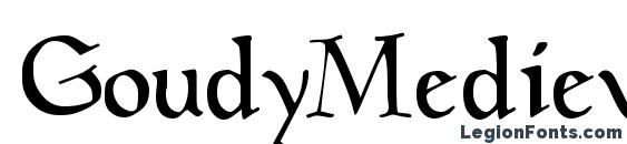 шрифт GoudyMedieval, бесплатный шрифт GoudyMedieval, предварительный просмотр шрифта GoudyMedieval