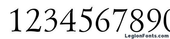 Goudyold regular Font, Number Fonts