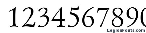 GoudyOld Font, Number Fonts