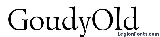 шрифт GoudyOld, бесплатный шрифт GoudyOld, предварительный просмотр шрифта GoudyOld