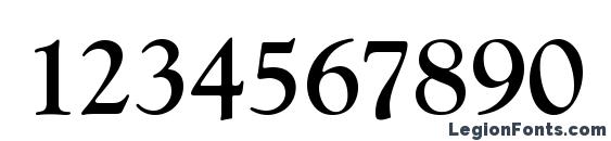 GoudyOldStyT Bold Font, Number Fonts