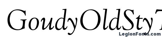 GoudyOldStyT Italic Font