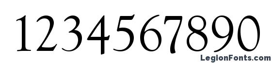 GoudyOldStyT Font, Number Fonts