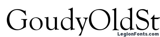 шрифт GoudyOldStyT, бесплатный шрифт GoudyOldStyT, предварительный просмотр шрифта GoudyOldStyT