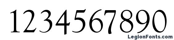 GoudyOldStyTEE Font, Number Fonts