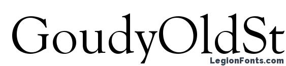 Шрифт GoudyOldStyTEE, Типографические шрифты