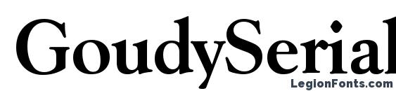 GoudySerial Bold Font