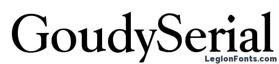 GoudySerial Medium Regular Font