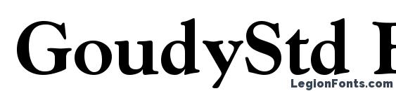 GoudyStd ExtraBold font, free GoudyStd ExtraBold font, preview GoudyStd ExtraBold font