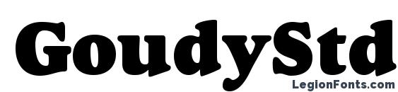 GoudyStd Heavyface font, free GoudyStd Heavyface font, preview GoudyStd Heavyface font